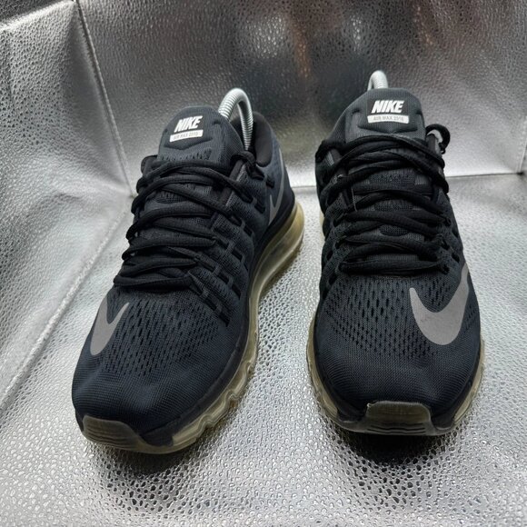 Size‎ 7 Nike Air Max 2016 Black Womens Lace-Up Comfort Running Shoes 806772-001 - Picture 4 of 11